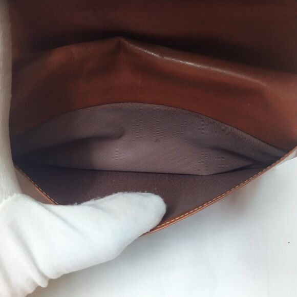 Dooney & Bourke Black Leather Kisslock Pocket Trifold Wallet - VTG Made in USA - Picture 12 of 16